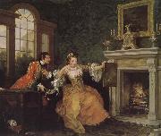 William Hogarth Mrs final bet Germany oil painting artist